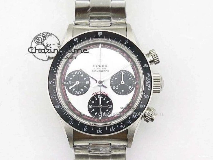 Clone Gray Gray Dial Space DIW Daytona Nylon Mission Textured Strap A4130 on 0228